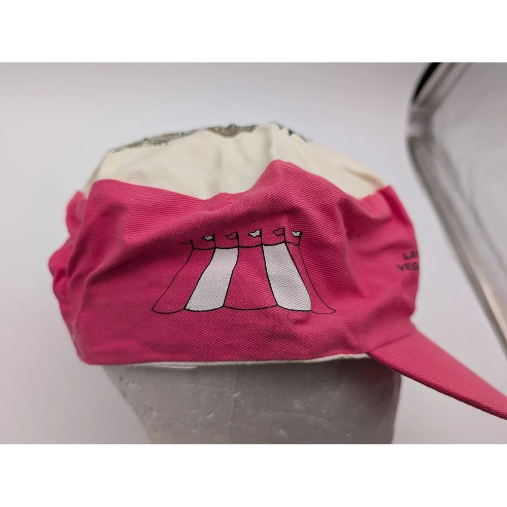 Vintage Circus Circus Hotel Casino Snapback Hat Pink White Las Vegas Reno Hat